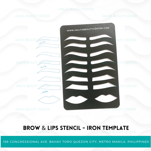 Brow & Lips Stencil (Iron Template)