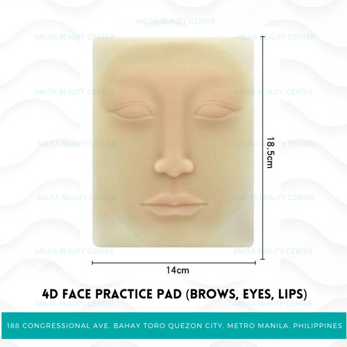 4D Face (Brows,Eyes,Lips) Practice Pad