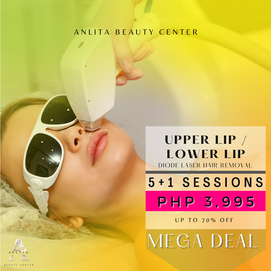 MEGA DEAL - UPPER / LOWER LIP LASER HAIR REMOVAL