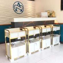 Gold Stainless Steel Electroplated Trolley