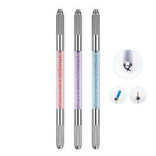 MS Dual-head w/ Stone (Purple, White, Aqua Blue, Pink)