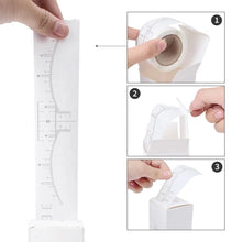 Disposable Sticky Eyebrow Ruler (50pcs/ roll)