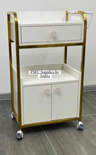 Gold Stainless Steel Electroplated Trolley
